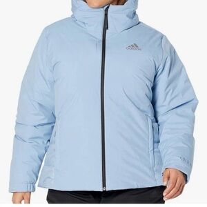 Adidas Women's Sky Blue Puffer Coat